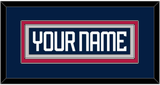 United States Men’s Hockey Nameplate - 2025 4 Nations Blue - Double Mat 4