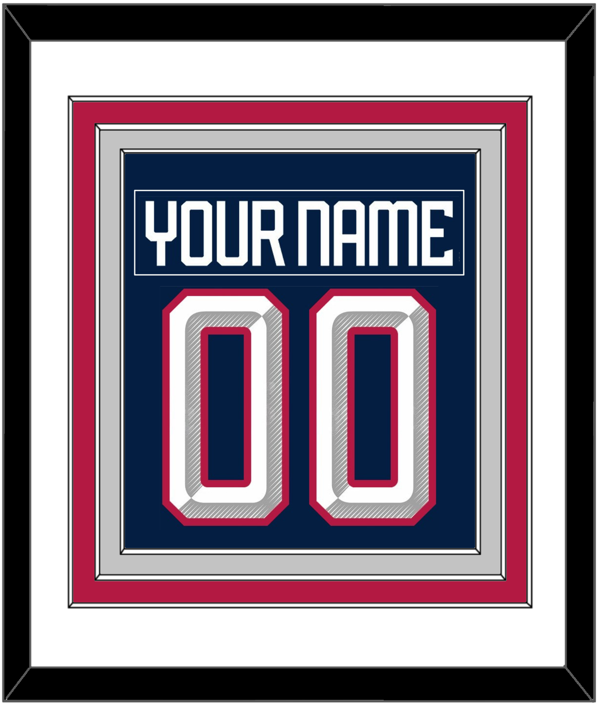 United States Nameplate & Full-Size Number - Combined