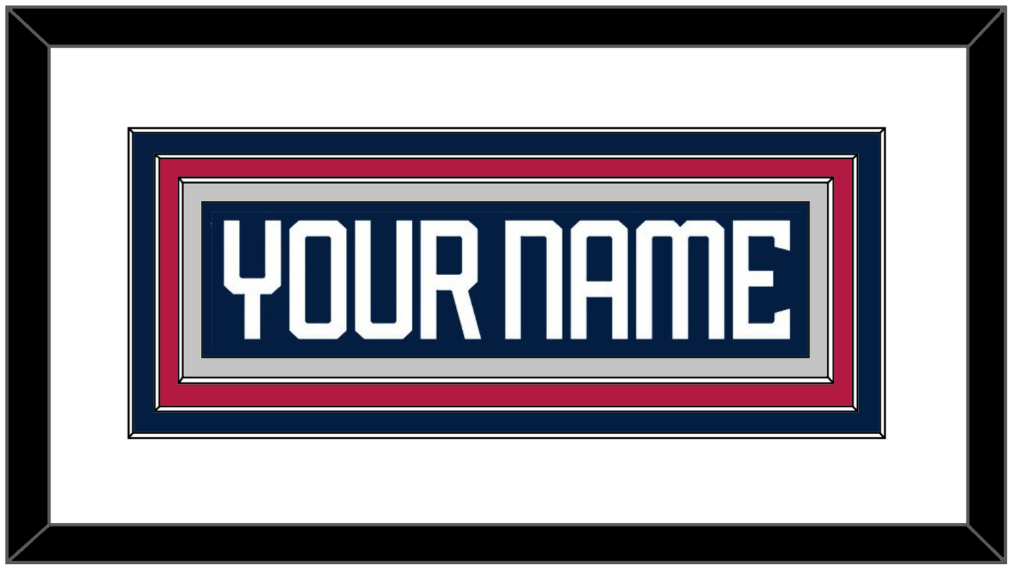 United States Men’s Hockey Nameplate - 2025 4 Nations Blue - Premier Tier 1