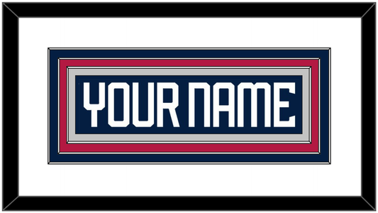 United States Men’s Hockey Nameplate - 2025 4 Nations Blue - Premier Tier 1