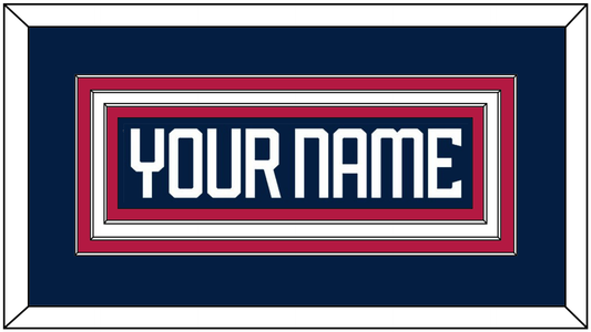 United States Men’s Hockey Nameplate - 2025 4 Nations Blue - Premier Tier 2