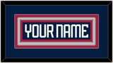 United States Men’s Hockey Nameplate - 2025 4 Nations Blue - Triple Mat 3