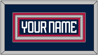United States Men’s Hockey Nameplate - 2025 4 Nations Blue - Premier Tier 3