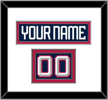 United States Men’s Hockey Nameplate & Number (Shoulder) - 2025 4 Nations Blue - Signature Tier 1
