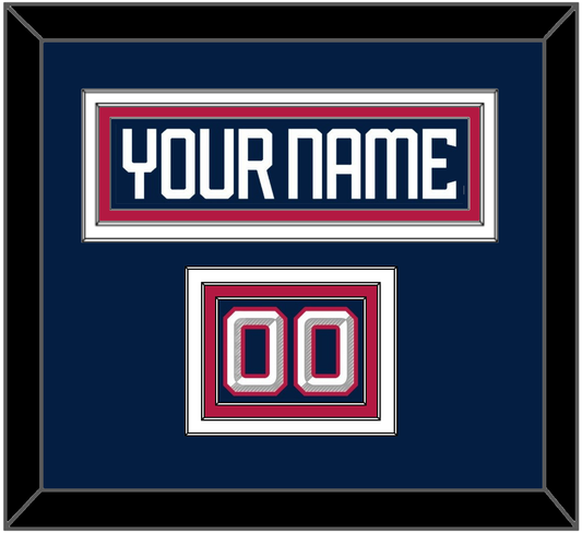 United States Men’s Hockey Nameplate & Number (Shoulder) - 2025 4 Nations Blue - Premier Tier 3