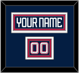 United States Men’s Hockey Nameplate & Number (Shoulder) - 2025 4 Nations Blue - Triple Mat 3