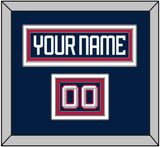 United States Men’s Hockey Nameplate & Number (Shoulder) - 2025 4 Nations Blue - Triple Mat 3
