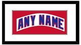 New York Nameplate - Road White (2004-2017) - Single Mat 1