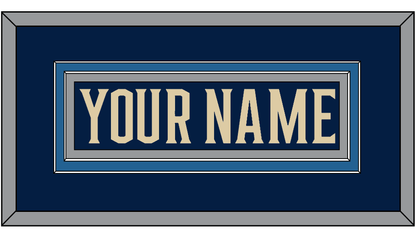 Columbus Nameplate - Alternate Navy Blue - Signature Tier 2