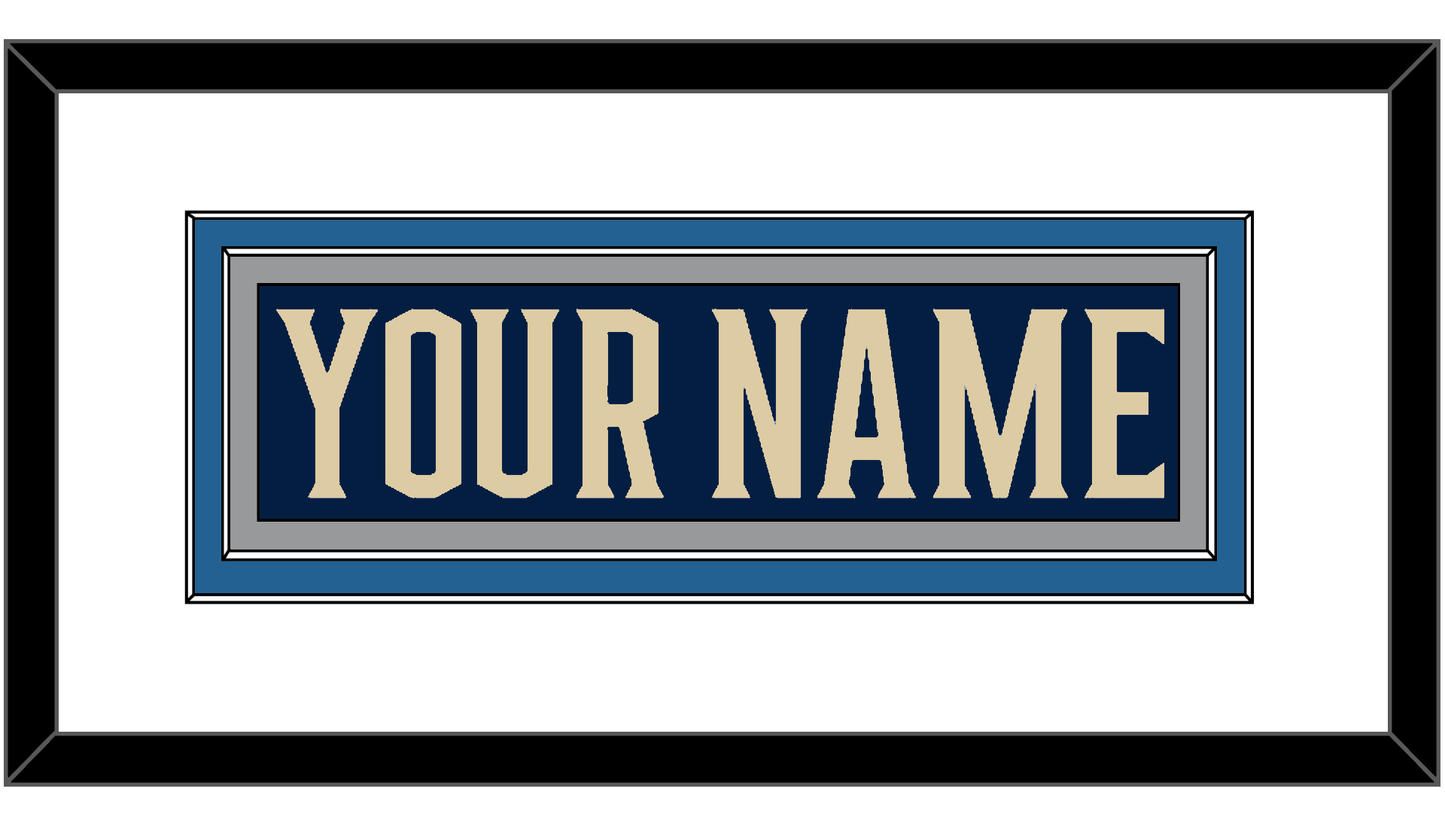 Columbus Nameplate - Alternate Navy Blue - Signature Tier 1