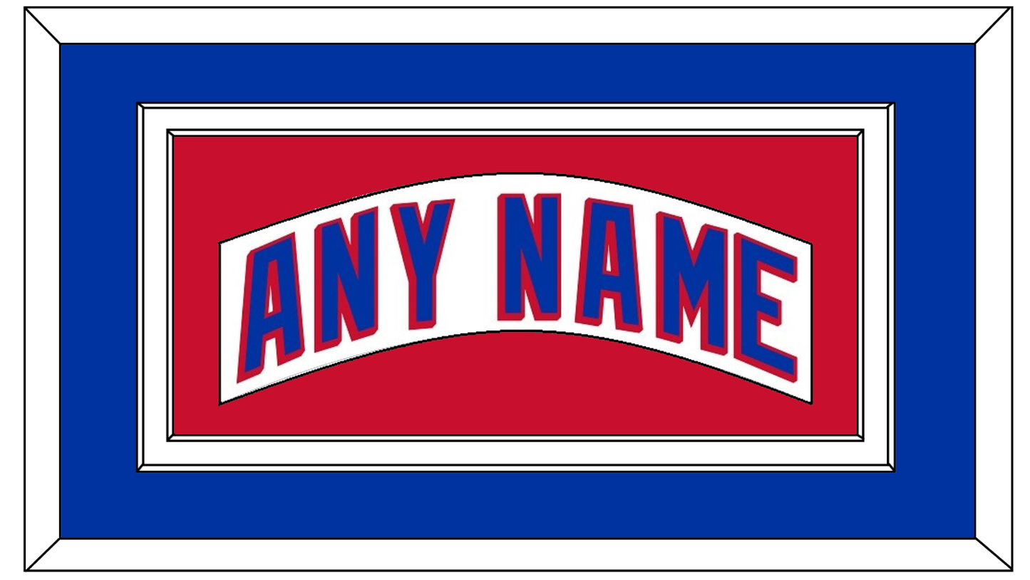 New York Nameplate - Road White (2004-2017) - Signature Tier 4