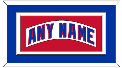 New York Nameplate - Road White (2004-2017) - Signature Tier 4