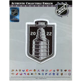 Colorado Nameplate & Number (Back) Combined, With Stanley Cup Finals Patch - Road White - Double Mat 2