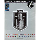 Colorado Nameplate & Number (Back) Combined, With Stanley Cup Finals Patch - Road White - Double Mat 1