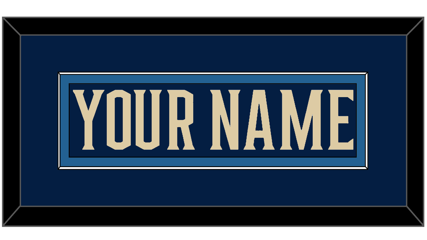 Columbus Nameplate - Alternate Navy Blue - Essential Tier 2