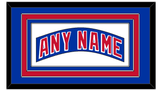 New York Nameplate - Home Blue (2004-2017) - Triple Mat 2
