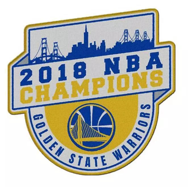 Golden State Name & Number With 4 Champions Patches - White Association - Premier Tier 3