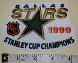 Dallas Nameplate & Number (Shoulder) With Stanley Cup Champions & Team Logo Patches - Home White (1994-1999) - Single Mat 1