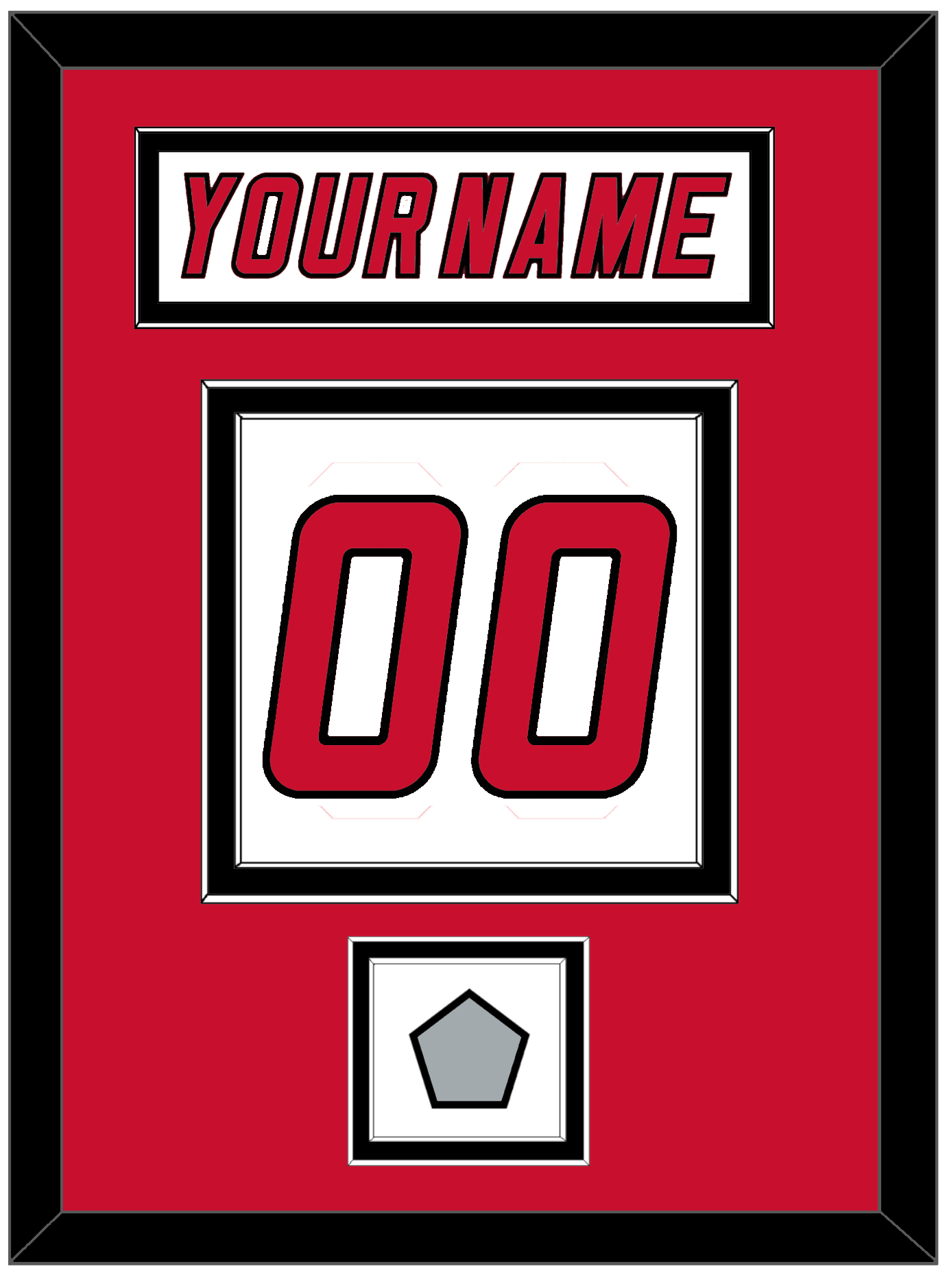 Carolina Legacy Nameplate & Full-Size Number - Split