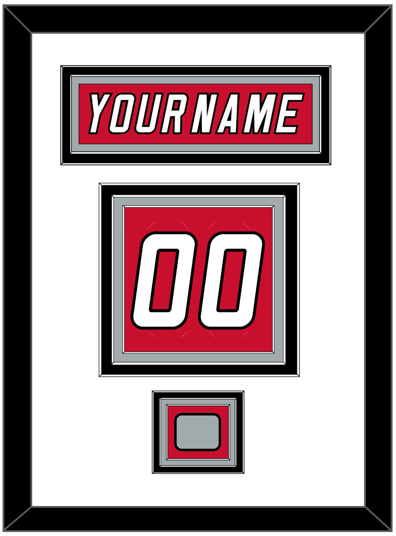 Carolina Legacy Nameplate & Full-Size Number - Split
