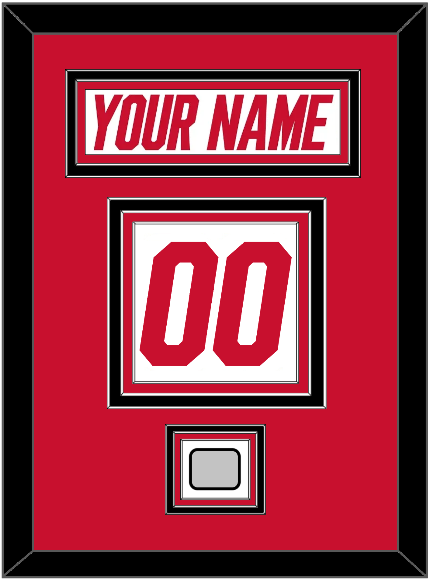 Carolina Legacy Nameplate & Full-Size Number - Split