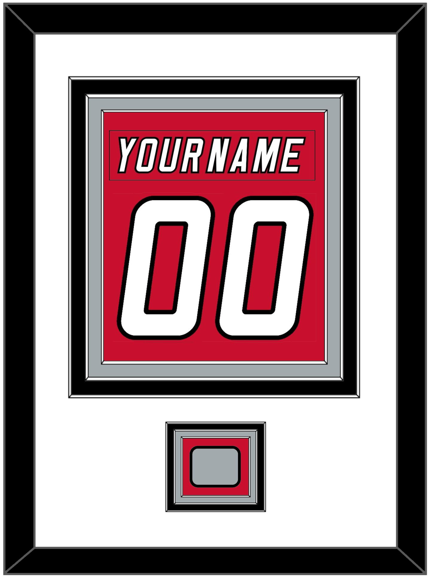 Carolina Legacy Nameplate & Full-Size Number - Combined