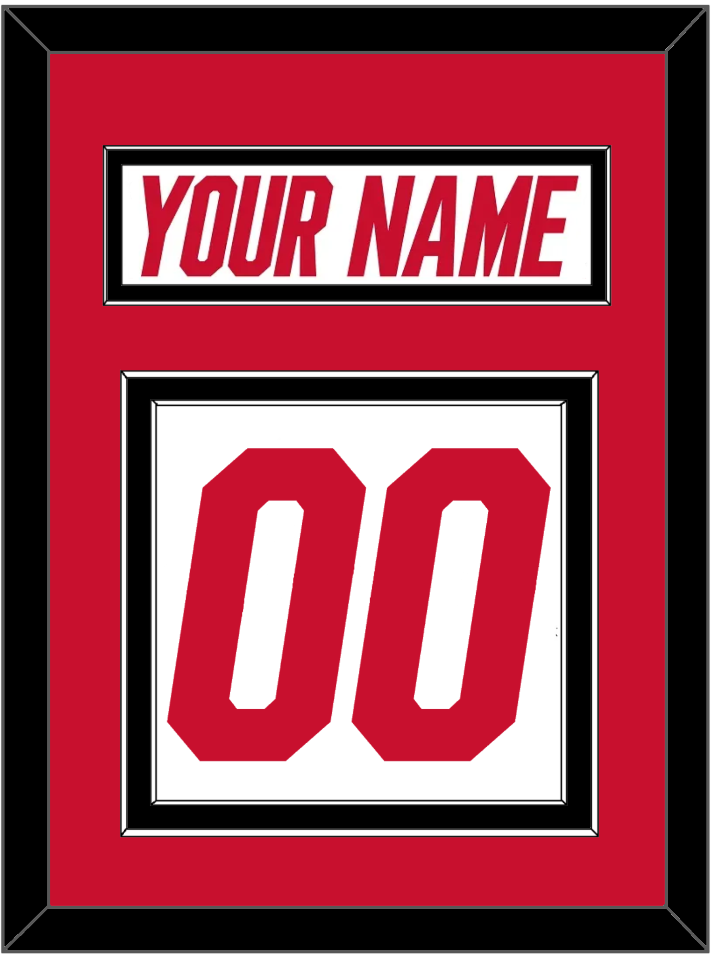 Carolina Legacy Nameplate & Full-Size Number - Split