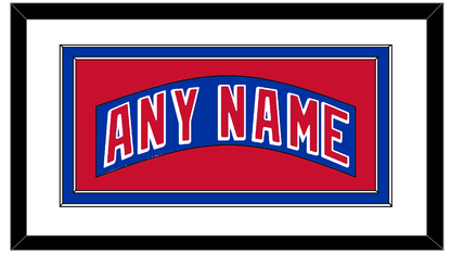 New York Nameplate - Home Blue (2004-2017) - Signature Tier 1