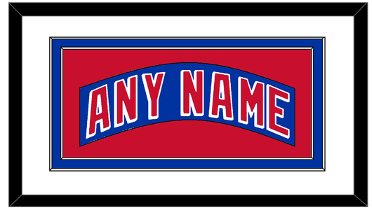 New York Nameplate - Home Blue (2004-2017) - Signature Tier 1