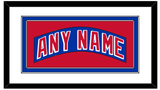 New York Nameplate - Home Blue (2004-2017) - Double Mat 1