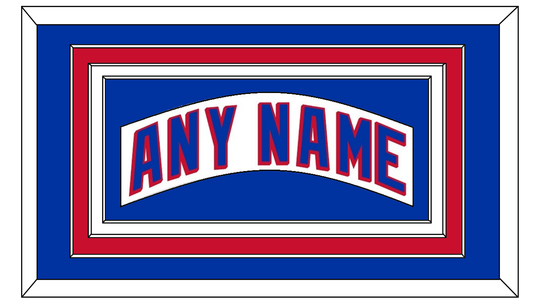New York Nameplate - Road White (2004-2017) - Premier Tier 2