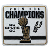 San Antonio Name & Numbers With Champions Patch - Home White (1989-2002) - Double Mat 1