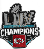 Kansas City Nameplate & 3X Super Bowl Champions Patches - Home Red - Single Mat 1