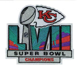 Kansas City Nameplate & 3X Super Bowl Champions Patches - Home Red - Single Mat 1