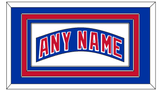 New York Nameplate - Home Blue (2004-2017) - Triple Mat 2