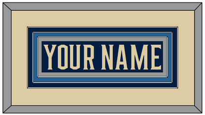Columbus Nameplate - Alternate Navy Blue - Premier Tier 2