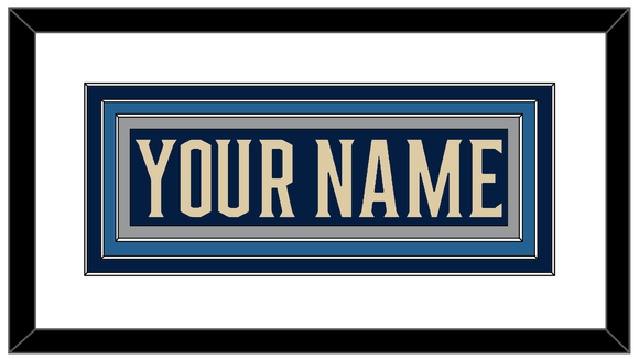 Columbus Nameplate - Alternate Navy Blue - Triple Mat 1