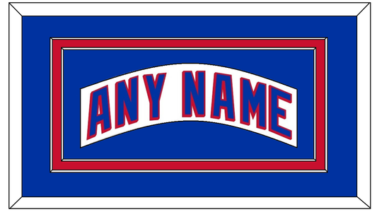 New York Nameplate - Road White (2004-2017) - Signature Tier 3