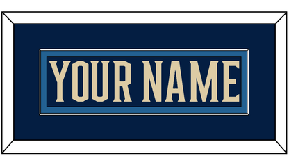 Columbus Nameplate - Alternate Navy Blue - Essential Tier 2