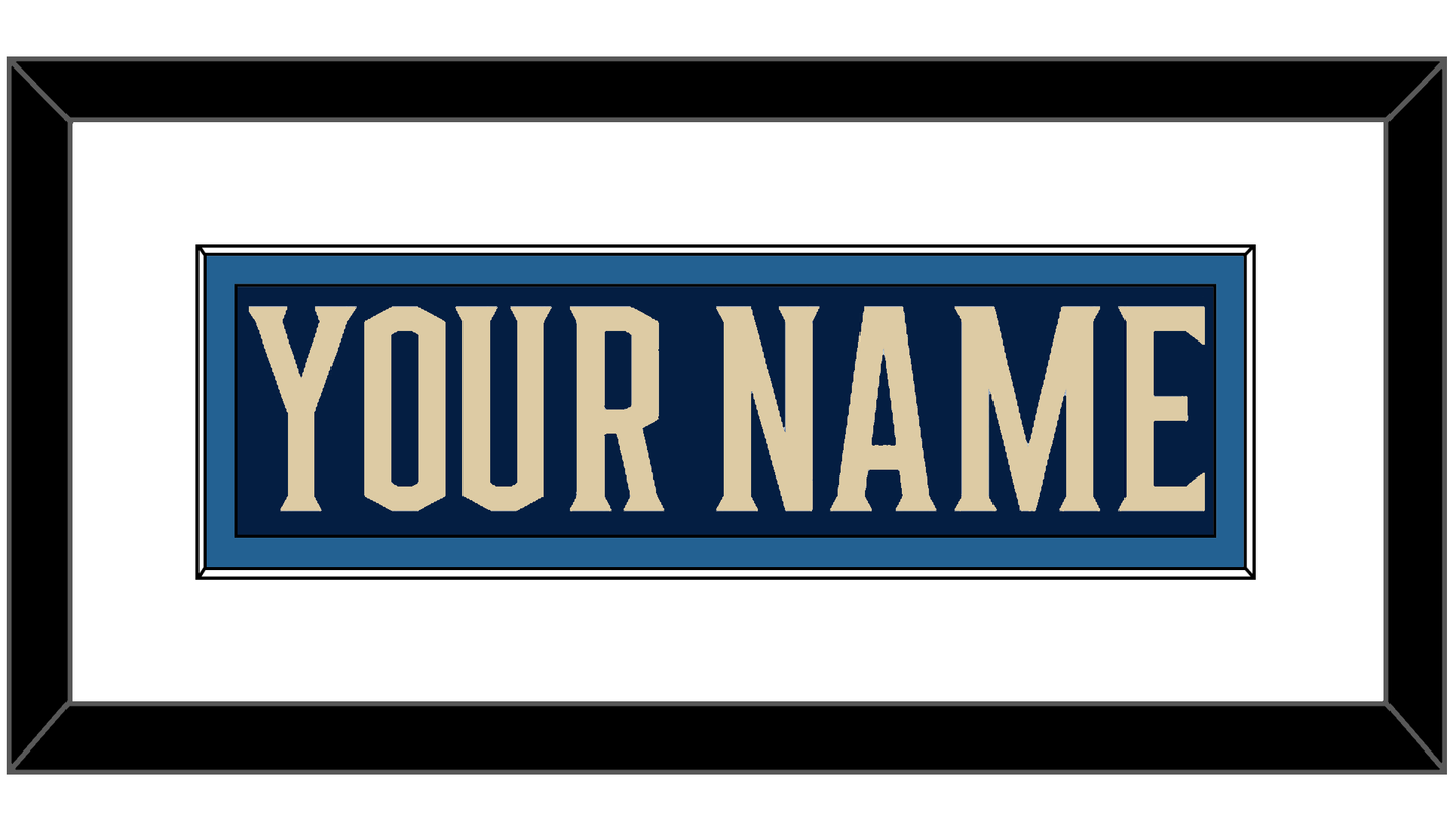 Columbus Nameplate - Alternate Navy Blue - Essential Tier 1