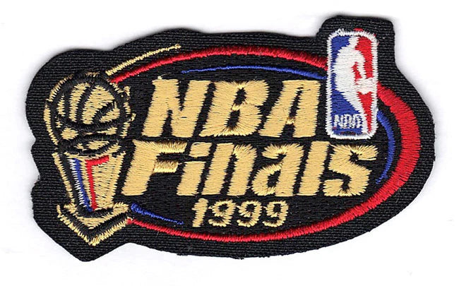 San Antonio Name & Numbers With Finals Patch - Road Black (1989-2002) - Signature Tier 1