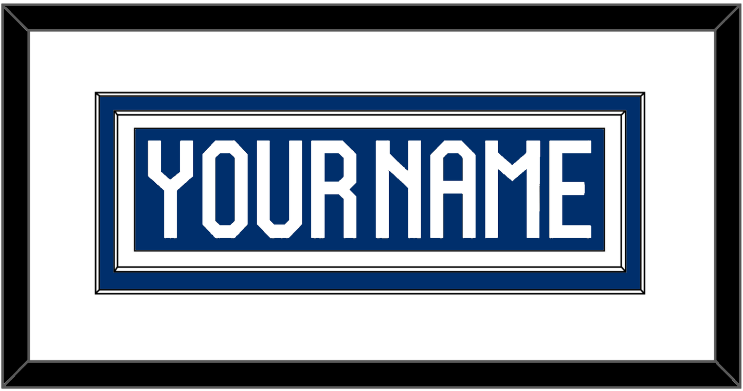 Finland Men’s Hockey Nameplate - 2022 IIHF Road Blue - Signature Tier 1
