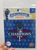 Texas Name & World Series Champions Patch - Alternate Blue (2020-2023) - Double Mat 1