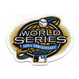 Florida Nameplate & Number Combined With 2 World Series Patches - Road Gray (1993-2001) - Single Mat 1