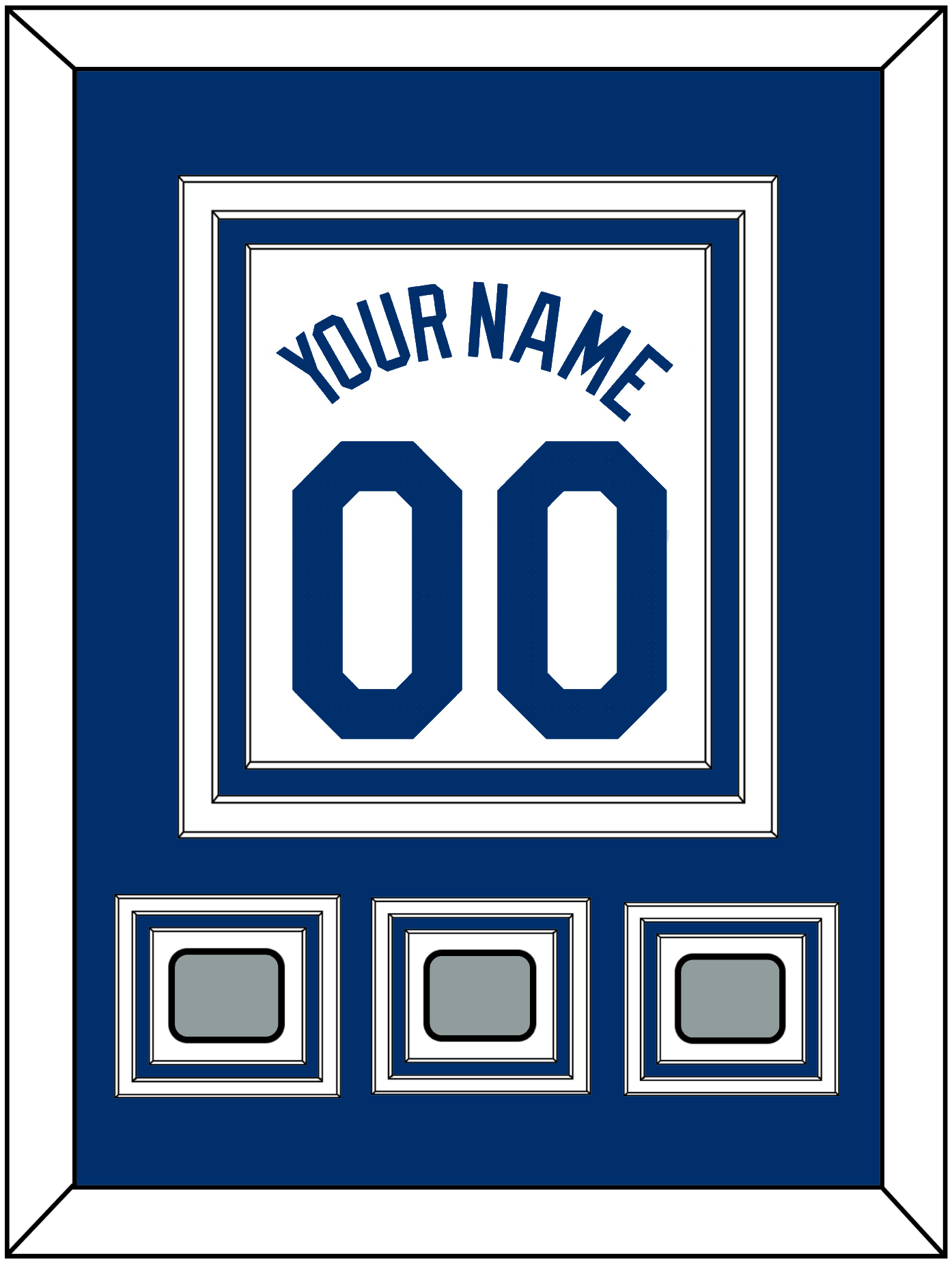 Los Angeles Legacy Name & Full-Size Number - Combined