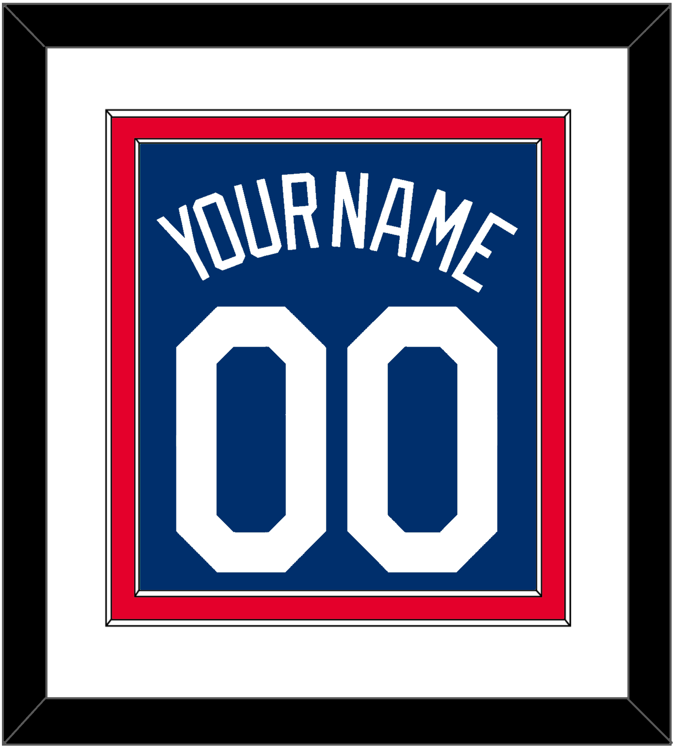 Los Angeles Name & Full-Size Number - Combined