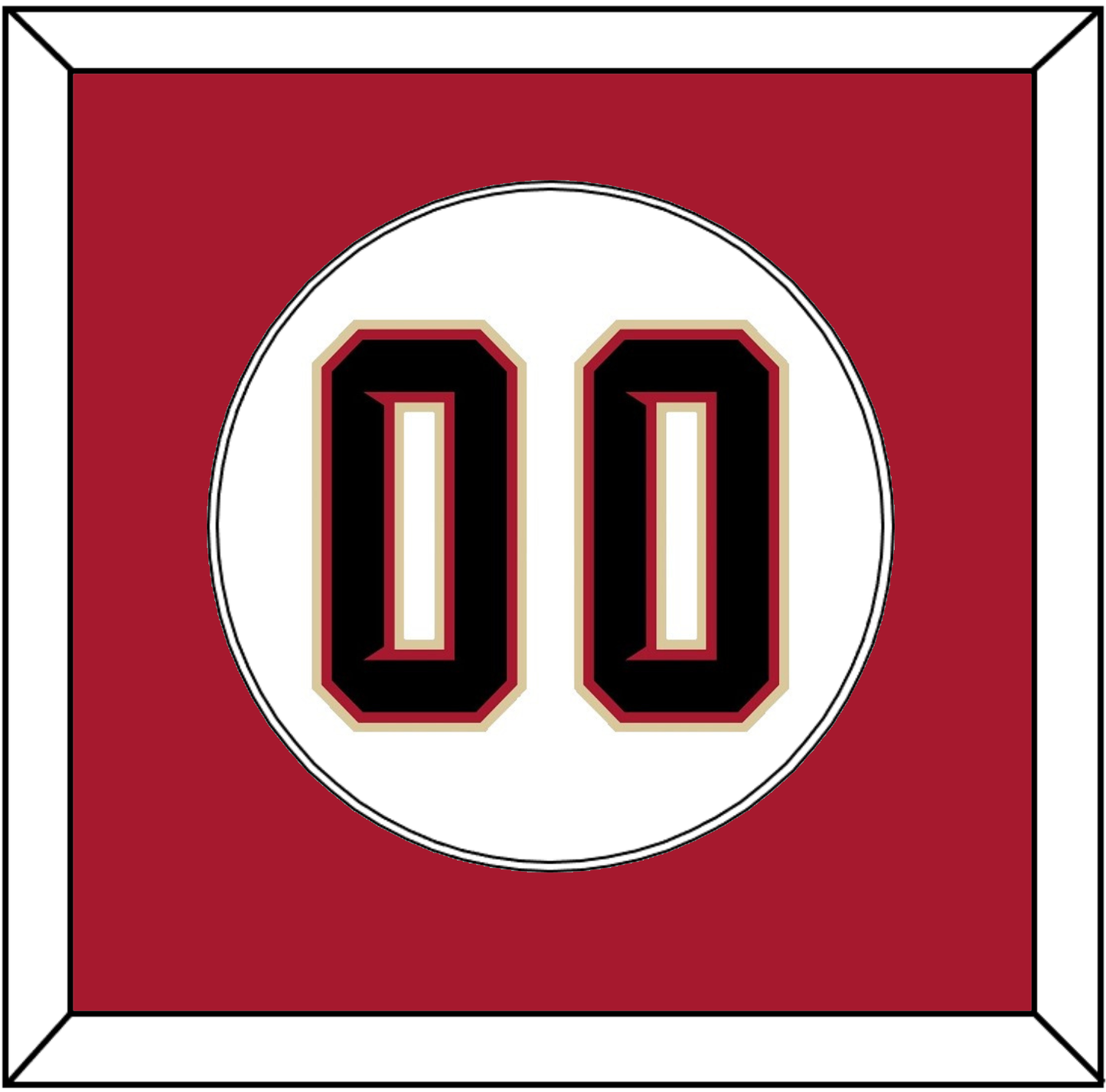 Arizona Number - Home White (2020-2023) - Essential Tier 1