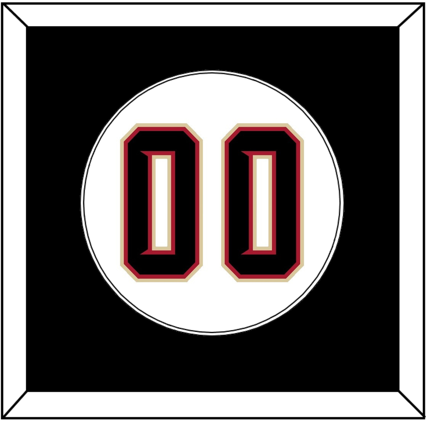 Arizona Number - Home White (2020-2023) - Essential Tier 2