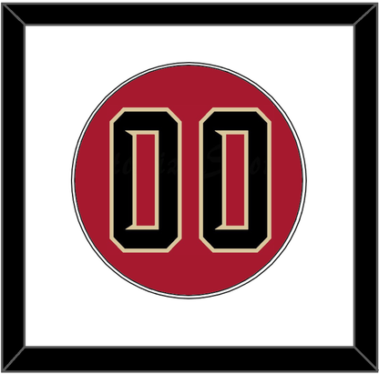 Arizona Number - Alternate Red (2020-2023) - Essential Tier 1