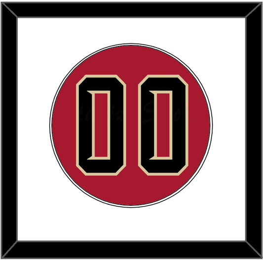 Arizona Number - Alternate Red (2020-2023) - Essential Tier 1